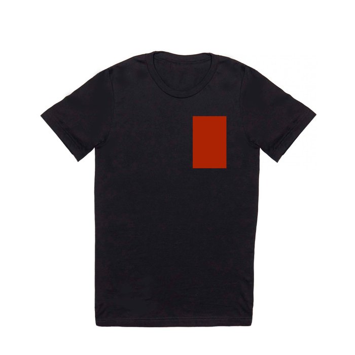 Colors of Autumn Copper Orange Solid Color - Dark Orange Red Accent Shade / Hue / All One Colour T Shirt