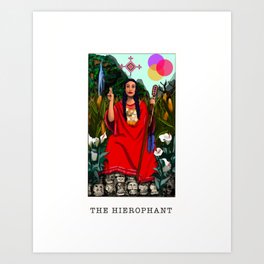 Ancestral Tarot - The Hierophant Art Print