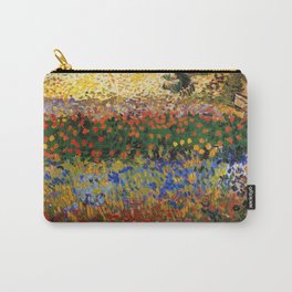 Garden in Bloom, Arles, Vincent van Gogh Carry-All Pouch | Illustration, Aerosol, Watercolor, Acrylic, Impressionism, Digital, Typography, Street Art, Realism, Abstract 