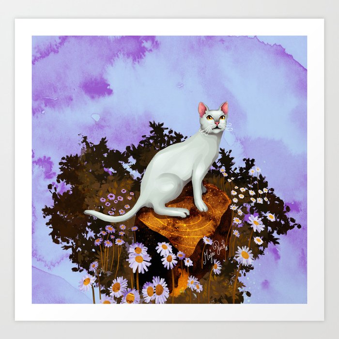 Magical Kitten Art Print