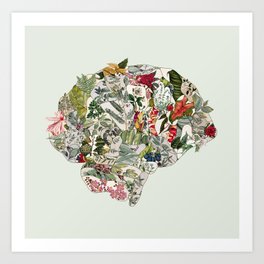 My Botanical Brain Art Print