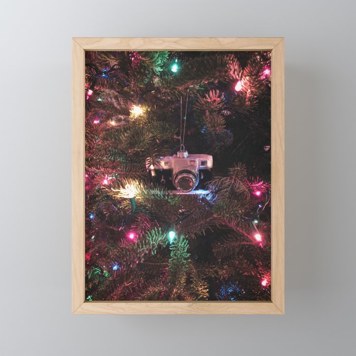 Christmas Camera  Framed Mini Art Print