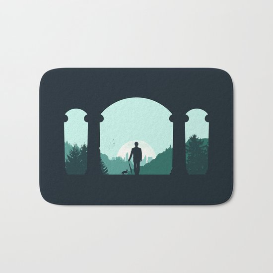Time Traveler Bath Mat