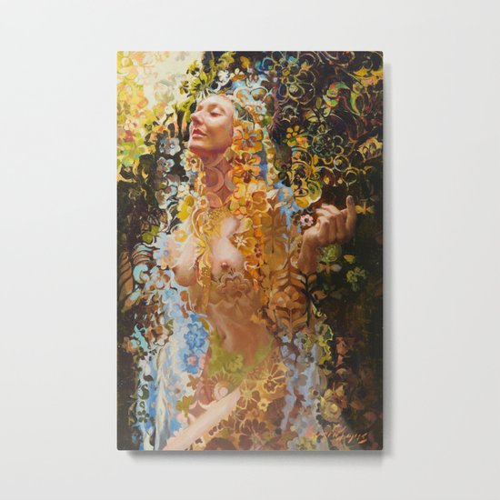 Psychotropic Veil Metal Print