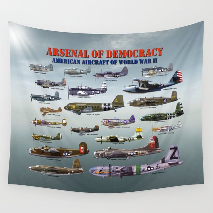 Arsenal of Democracy Wall Tapestry