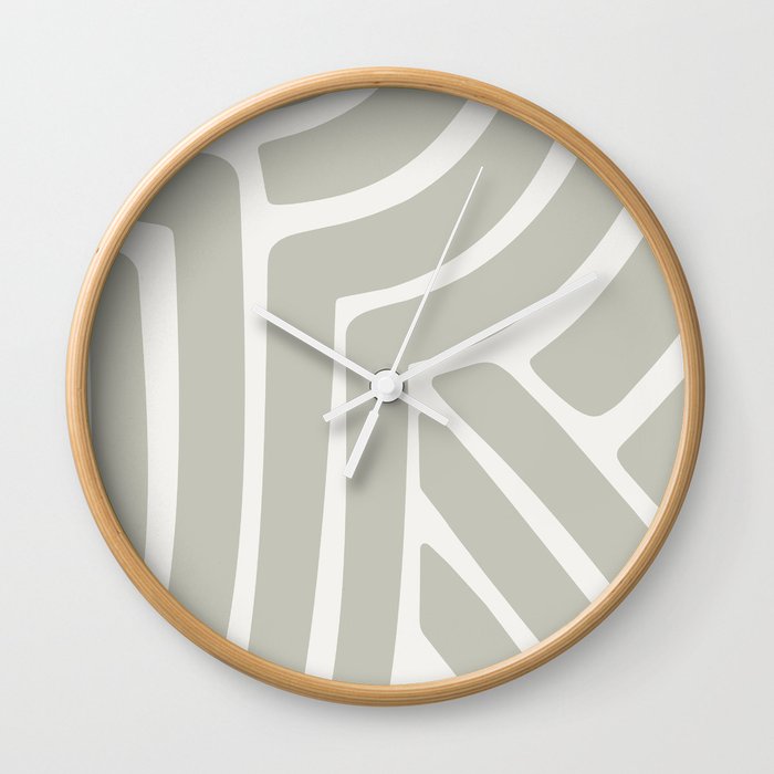 Abstract Stripes LXXIII Wall Clock