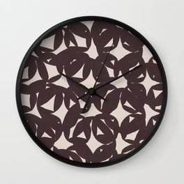 Nordic shape pattern var 3 Wall Clock
