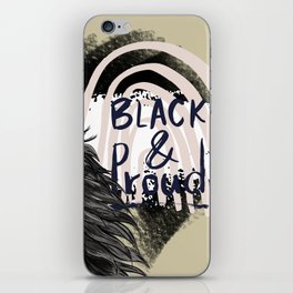 Black and Proud iPhone Skin