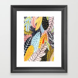 Pastel Jungle Framed Art Print