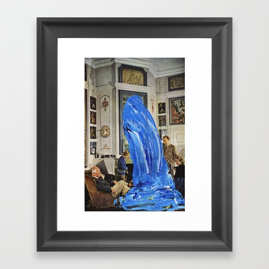 wavve Framed Art Print