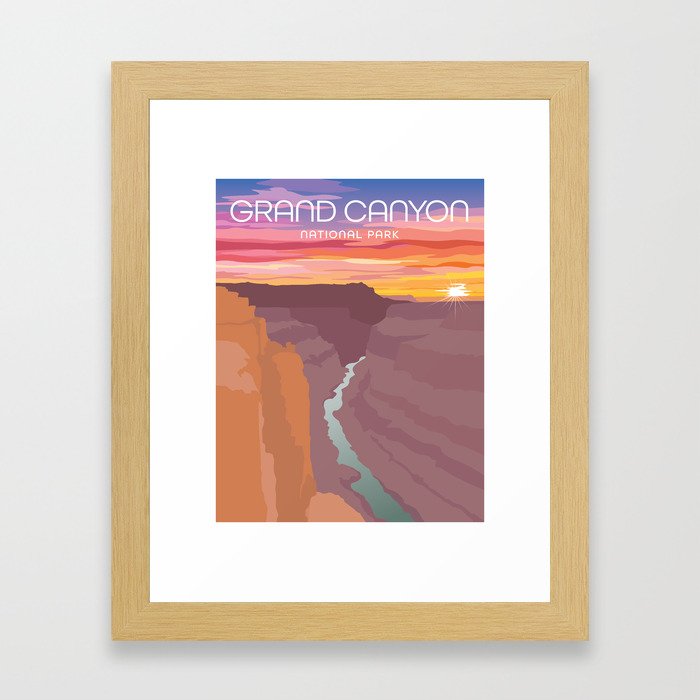 Grand Canyon National Park Framed Art Print