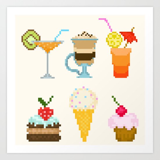 Dessert Art Print