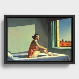 Edward Hopper Morning Sun Framed Canvas