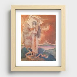 Anxiety  Recessed Framed Print