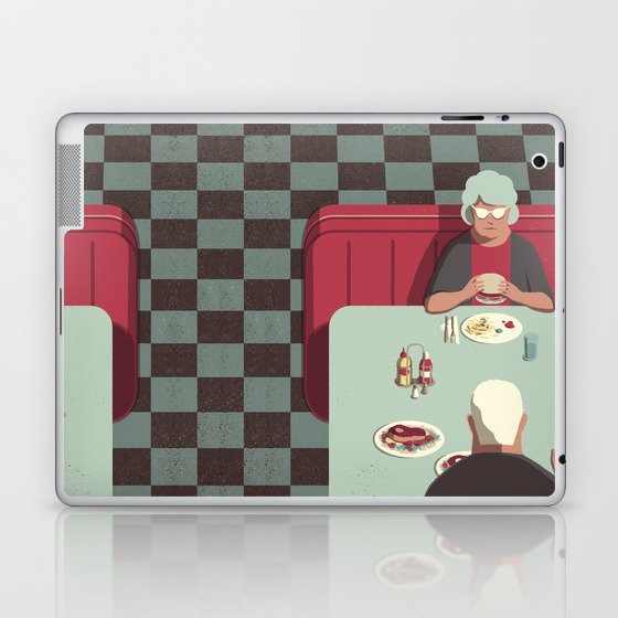 Day Trippers #11 - Diner Laptop & iPad Skin