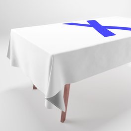 LETTER x (BLUE-WHITE) Tablecloth