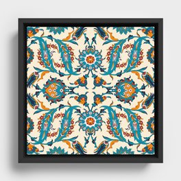 Elegant Arabesque Pattern  Framed Canvas