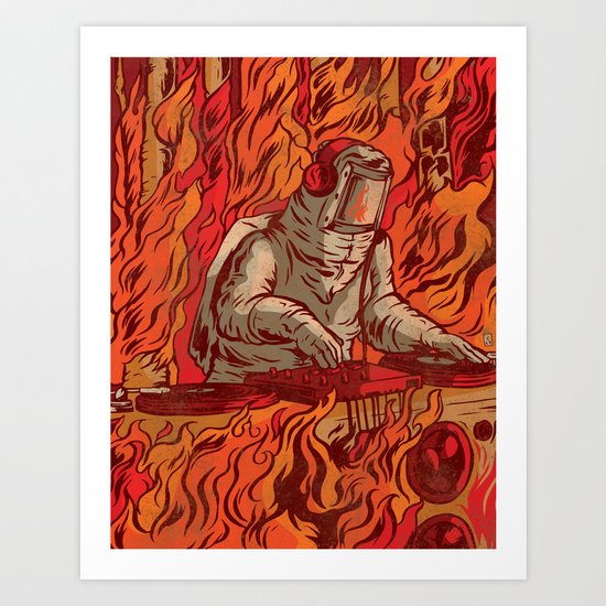 It's Lit Art Print