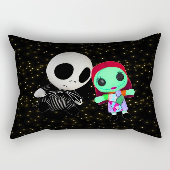 Halloween Babies | Jack | Sally | Christmas | Nightmare Rectangular Pillow