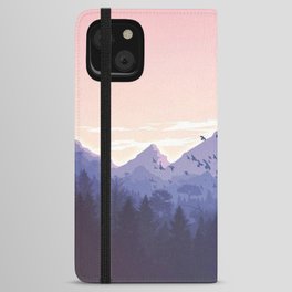 Sunset Mountain iPhone Wallet Case