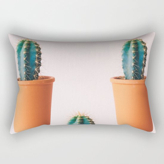 Cactus 3 pots Rectangular Pillow