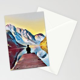 Lonely in the nature Stationery Cards