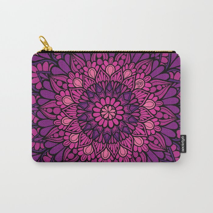 Pink mandala Carry-All Pouch