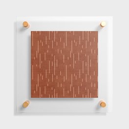 Downpour in Rust Floating Acrylic Print