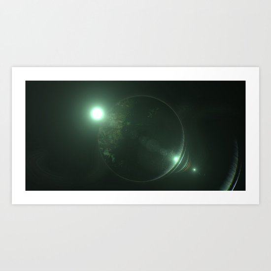 Planet Art Print