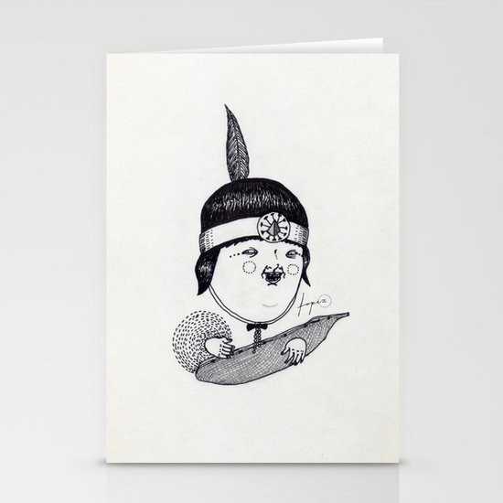 Apache Kid Stationery Cards