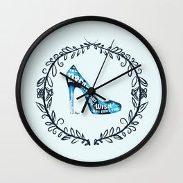 Cinderella' slipper Wall Clock