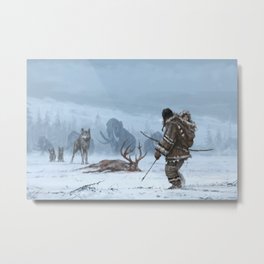 Mothers Metal Print | Acrylic, Mothers, Painting, Wolf, Illustration, Homesapiens, Landscape, Digital, Storytelling, Wolfpack 