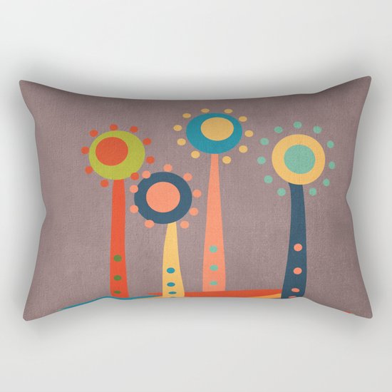 Colors and flowers 3 Rectangular Pillow