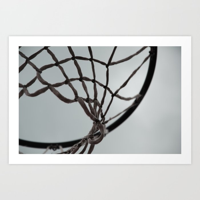 Basketball hoop Art Print by Sary and Saff Society6