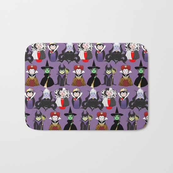 Evil kokeshis Bath Mat