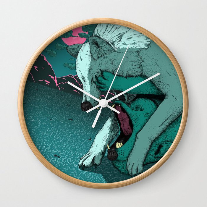 Ballad of the Wolf Wall Clock