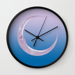 Lavender Moon Wall Clock