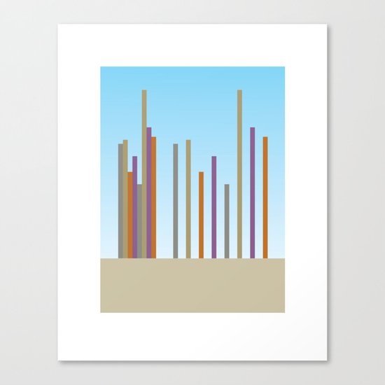 sky scrapers Canvas Print