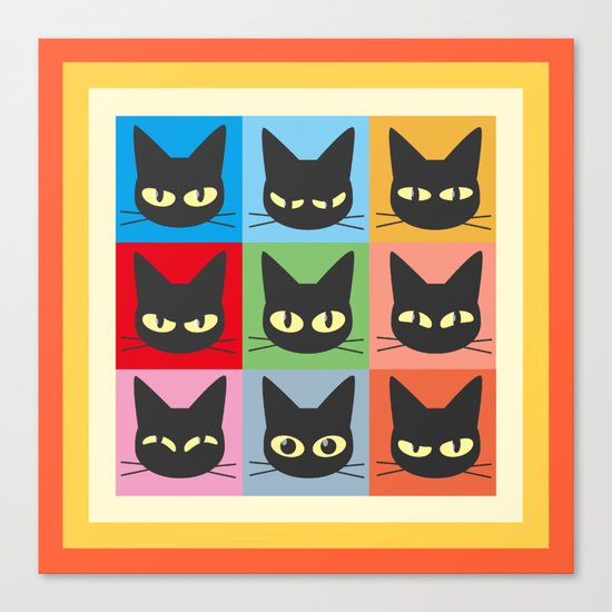Nine emotions Canvas Print