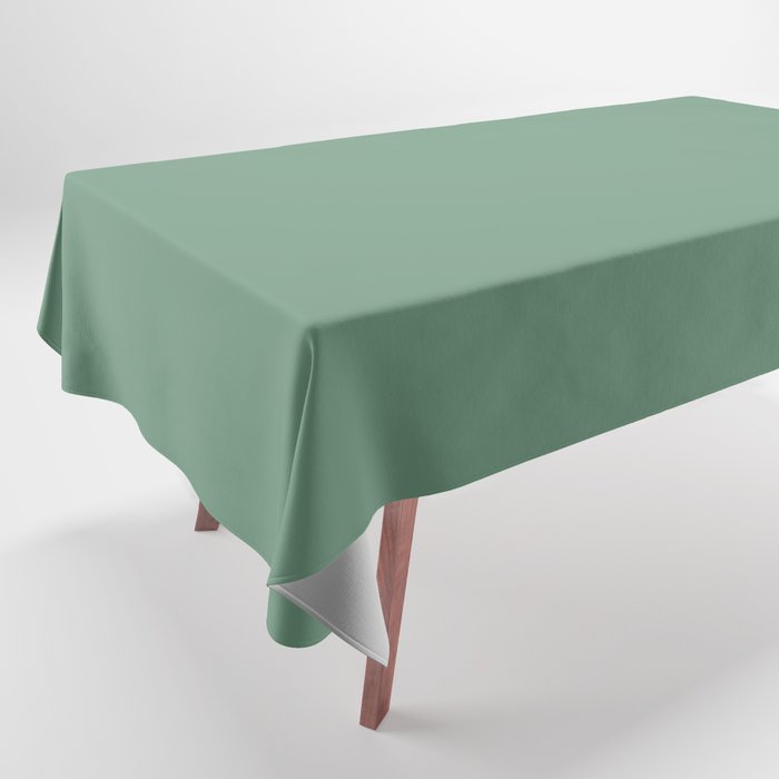 Simple Sage Green Solid Tablecloth