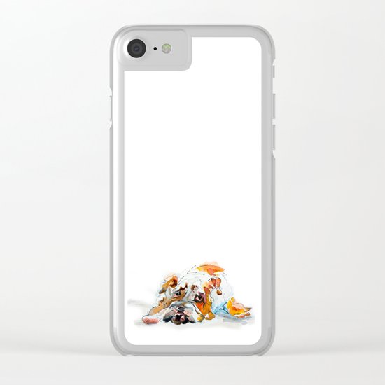 Swiss Bob Clear iPhone Case
