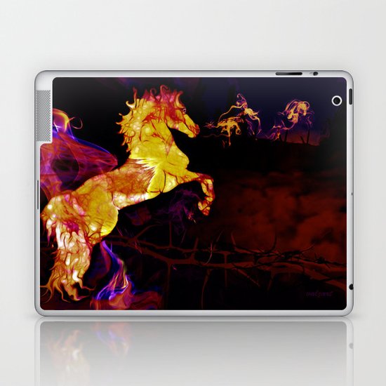 HORSE - War horse Laptop & iPad Skin