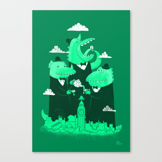 It's Five O-Clock Canvas Print