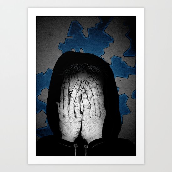 Hiding Art Print