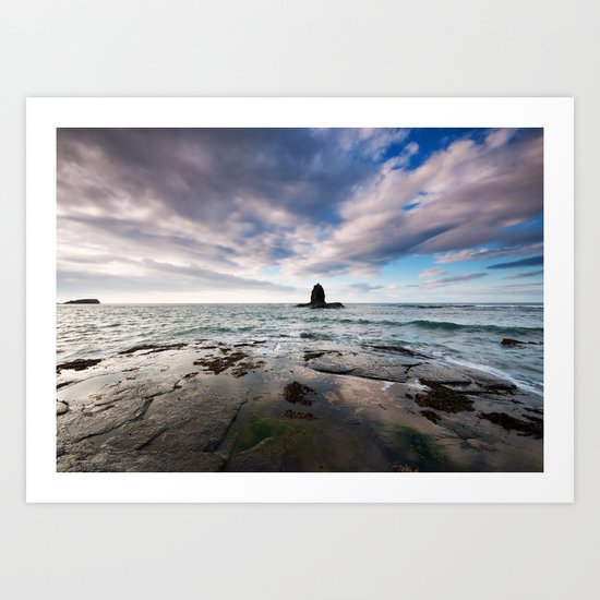 Saltwick Bay Art Print