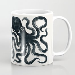 Minoan Octopus - Black Ink Mug