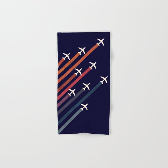 Aerial acrobat Hand & Bath Towel