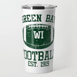 Green Bay Football Fan Gift Present Idea Travel Mug