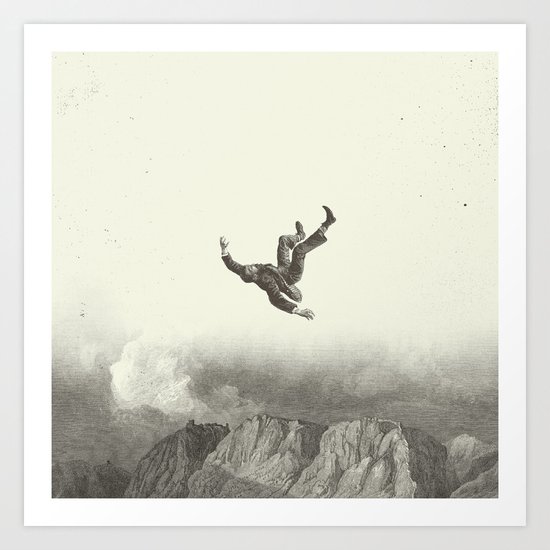 Falling Art Print