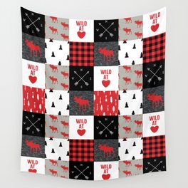 Wild At Heart Lumberjack Quilt Pattern Wall Tapestry